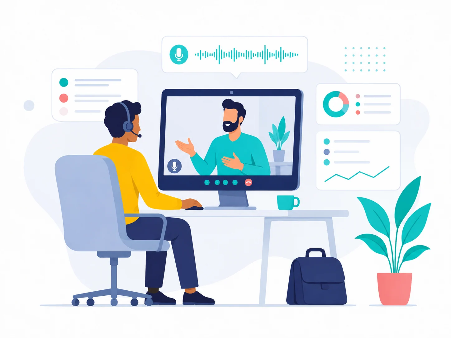 VoiceKite call workflow ready for a demo